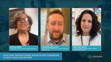 Lightspeed Technologies provides support to teachers who may be teaching from a distance.